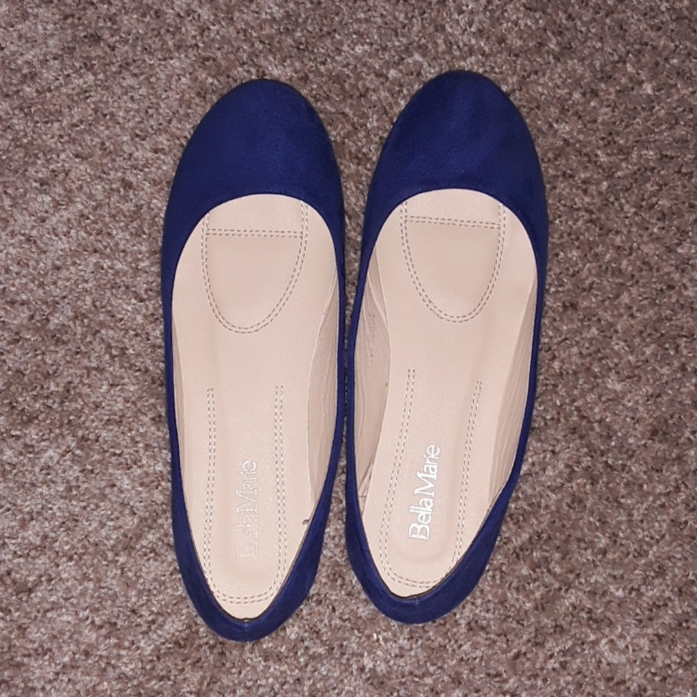 Bella Marie Royal Blue Flats